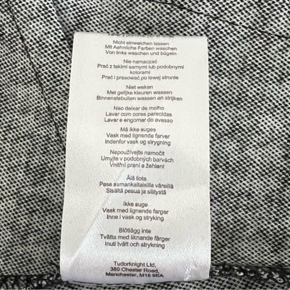 ASOS 4th + Reckless Overlay Bandeau Button Detail Crop Top in Houndstooth EUC - Picture 8 of 8